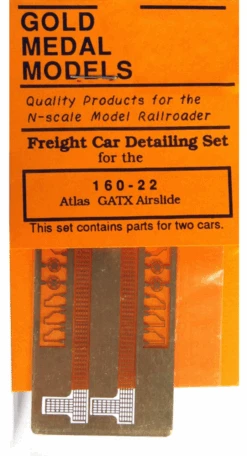 Gold Medal Models 160-22 - Atlas GATX Airslide Hopper Freight Car Detail Set - N Scale