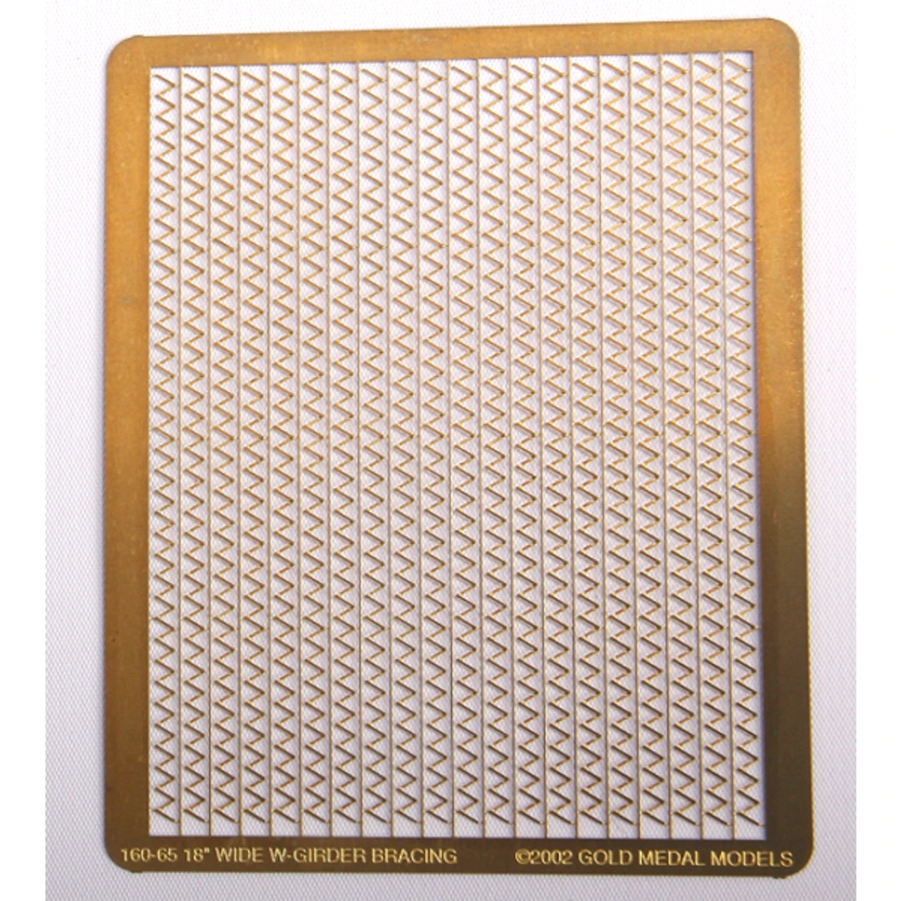 Gold Medal Models 160-65 - 18" Wide W-Bracing For Steel Girders (1,000 Scale Feet) 3 Gold Medal Models 160-65 - 18" Wide W-Bracing For Steel Girders (1,000 Scale Feet)