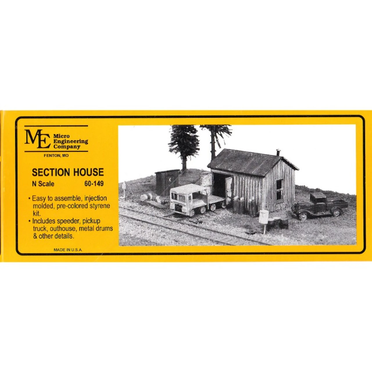 Micro Engineering 60-149 - Section House Kit - N Scale 3 Micro Engineering 60-149 - Section House Kit - N Scale