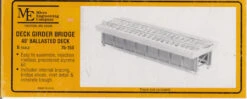 Micro Engineering 75-153 - Deck Girder Bridge, 40ft Ballasted - N Scale