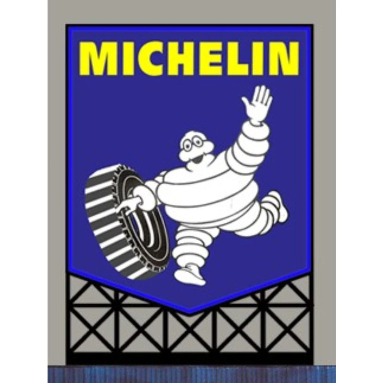 Miller Engineering 883901 - Large Michelin Billboard - O Scale 3 Miller Engineering 883901 - Large Michelin Billboard - O Scale