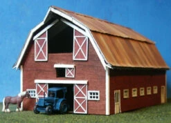 RslaserKits 3044 - Roundtree Farms Barn - N Scale Kit