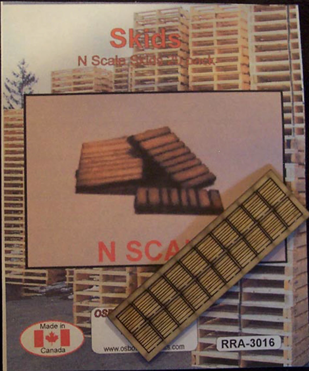 Osborn 3016 - Skids 20pk - N Scale 3 Osborn 3016 - Skids 20pk - N Scale