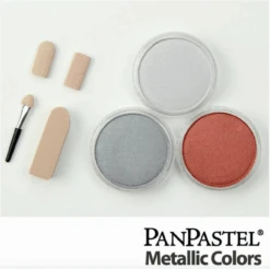Pan Pastel 30032 - 3 Color Metallic Set (Pewter, Copper, Silver)