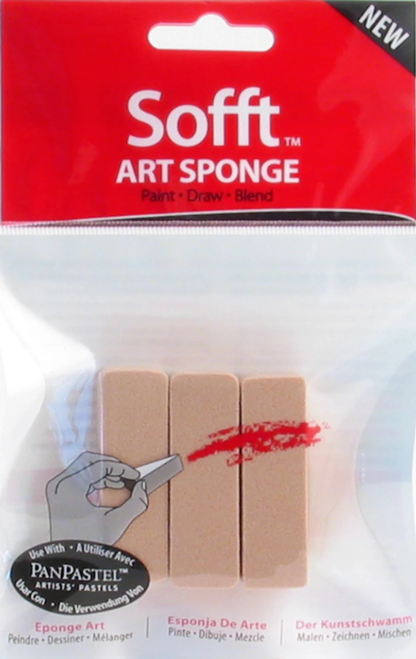 Pan Pastel 61022 - Sofft Sponge Bar Flat 3 Pack 3 Pan Pastel 61022 - Sofft Sponge Bar Flat 3 Pack