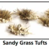 PECO PSG-52 - Self Adhesive Sandy Grass Tufts 100/pack
