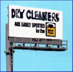 Blair Line 1434 - Pylon Laser Cut Billboard - N Scale