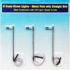Rock Island Hobby 013101 - N Scale Streetlights Metal Pole With Straight Arm - N Scale -Vallejo Sales Store RIH013101 16289.1645223871