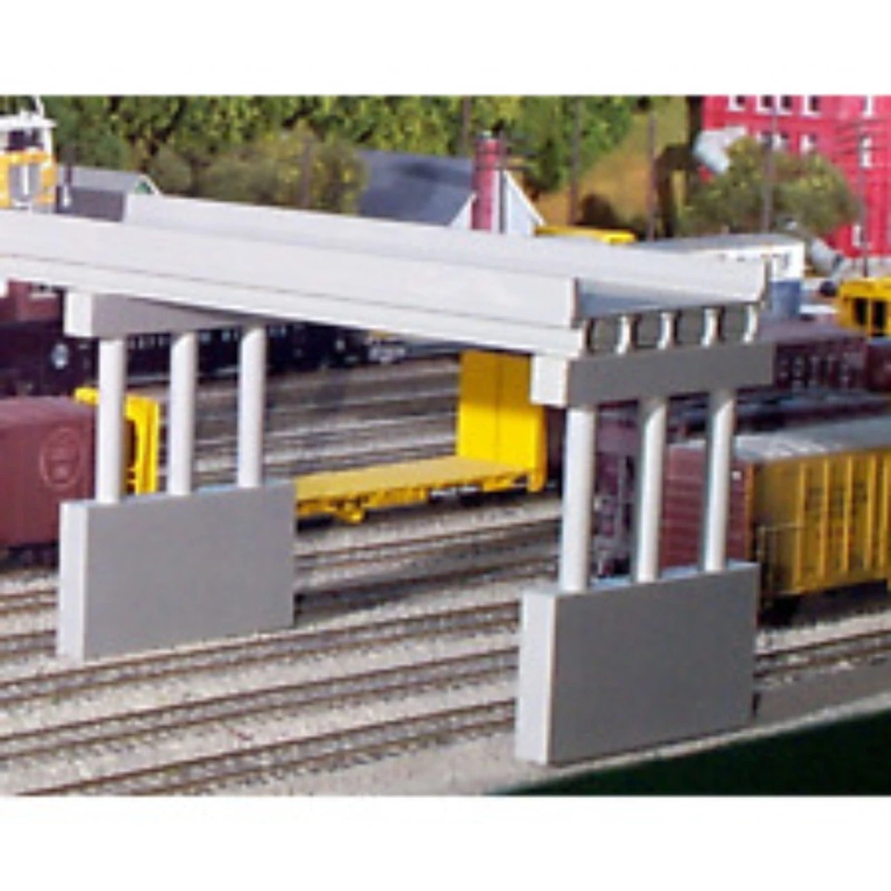 Rix Products 162 - Modern 50' Highway Overpass With Pier - N Scale 3 Rix Products 162 - Modern 50' Highway Overpass With Pier - N Scale
