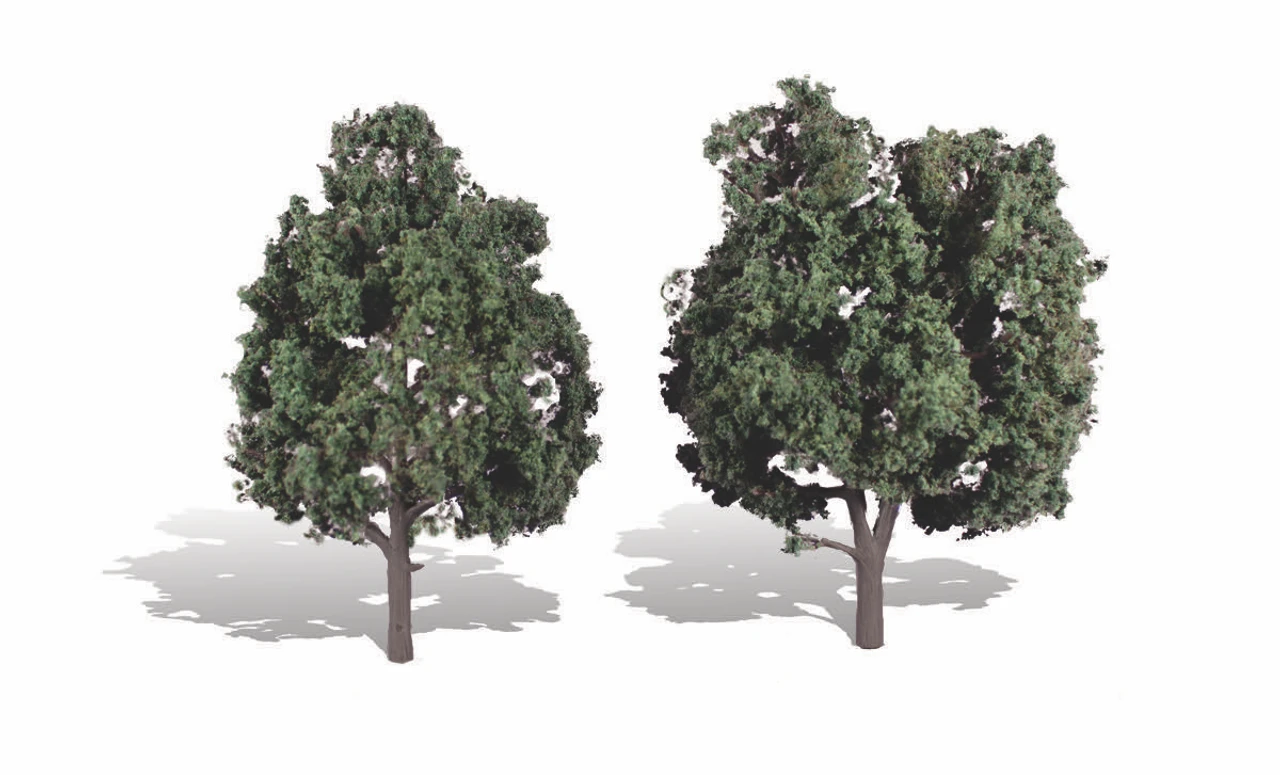 Woodland Scenics Woodland Classics #3514 - Cool Shade 5" To 6" - 2/pkg 3 Woodland Scenics Woodland Classics #3514 - Cool Shade 5" To 6" - 2/pkg