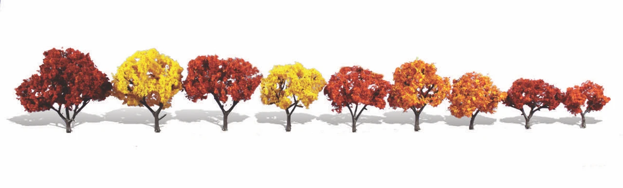 Woodland Scenics Woodland Classics #3540 - Harvest Blaze 1-1/4" To 3" - 9/pkg 3 Woodland Scenics Woodland Classics #3540 - Harvest Blaze 1-1/4" To 3" - 9/pkg