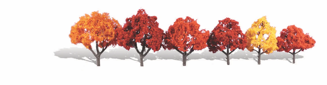 Woodland Scenics Woodland Classics #3541 - Harvest Blaze 3" To 5" - 6/pkg 3 Woodland Scenics Woodland Classics #3541 - Harvest Blaze 3" To 5" - 6/pkg