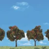 Woodland Scenics Woodland Classics #3591 - Apple Tree 2" To 3" - 4/pkg