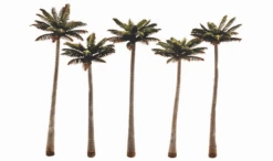 Woodland Scenics Woodland Classics #3598 - Palm Trees 4-3/4" To 5-1/4" - 5/pkg