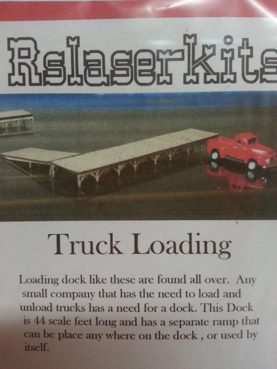 RslaserKits 3026 - Loading Dock - N Scale Kit 3 RslaserKits 3026 - Loading Dock - N Scale Kit