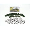 Woodland Scenics 1111 - 3/4"-3"Med Grn Decid Tree 21/Kt -Vallejo Sales Store WOO1111 95463.1645224659