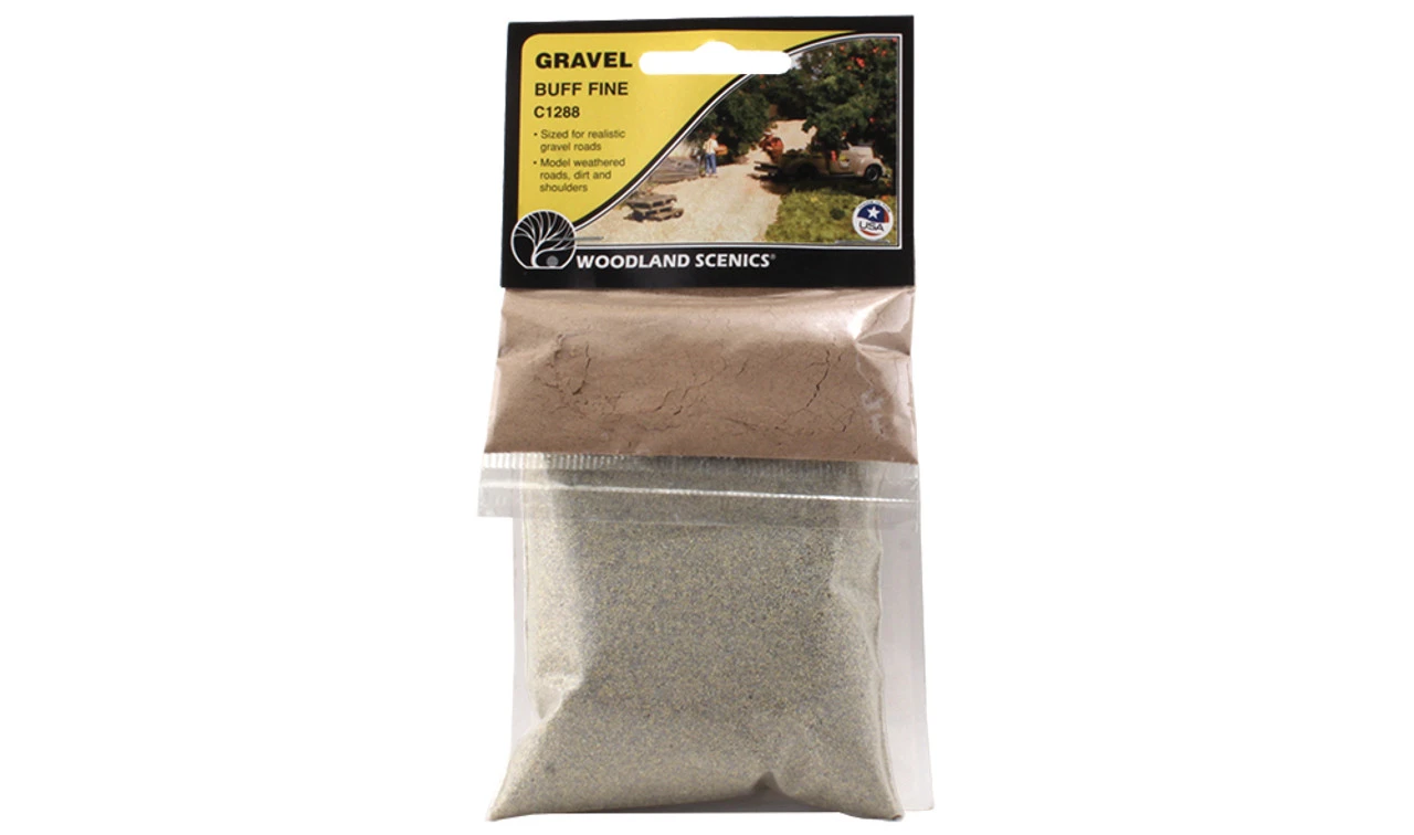 Woodland Scenics #1288 Gravel Buff Fine 3 Woodland Scenics #1288 Gravel Buff Fine