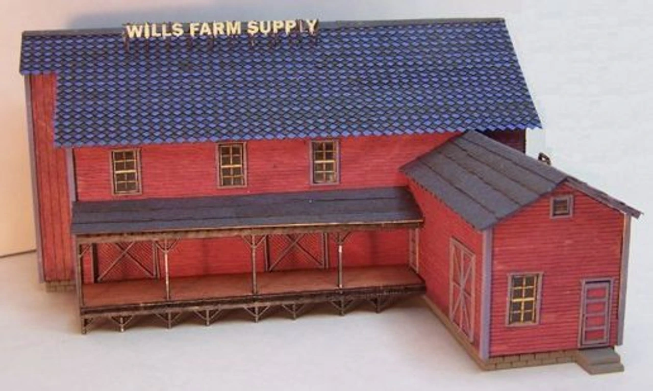 RslaserKits 3008 - Wills Feed And Seed - N Scale Kit 3 RslaserKits 3008 - Wills Feed And Seed - N Scale Kit