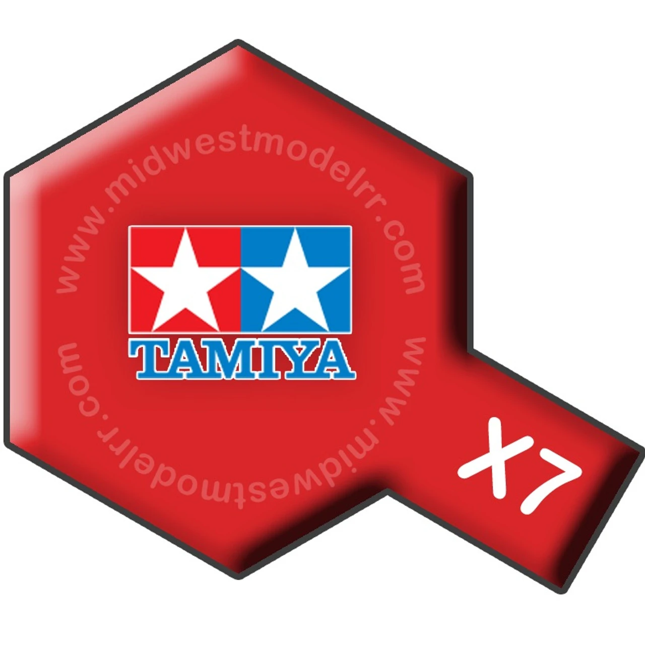 Tamiya 81007 - Acrylic X-7 Red - 23ml Bottle 3 Tamiya 81007 - Acrylic X-7 Red - 23ml Bottle