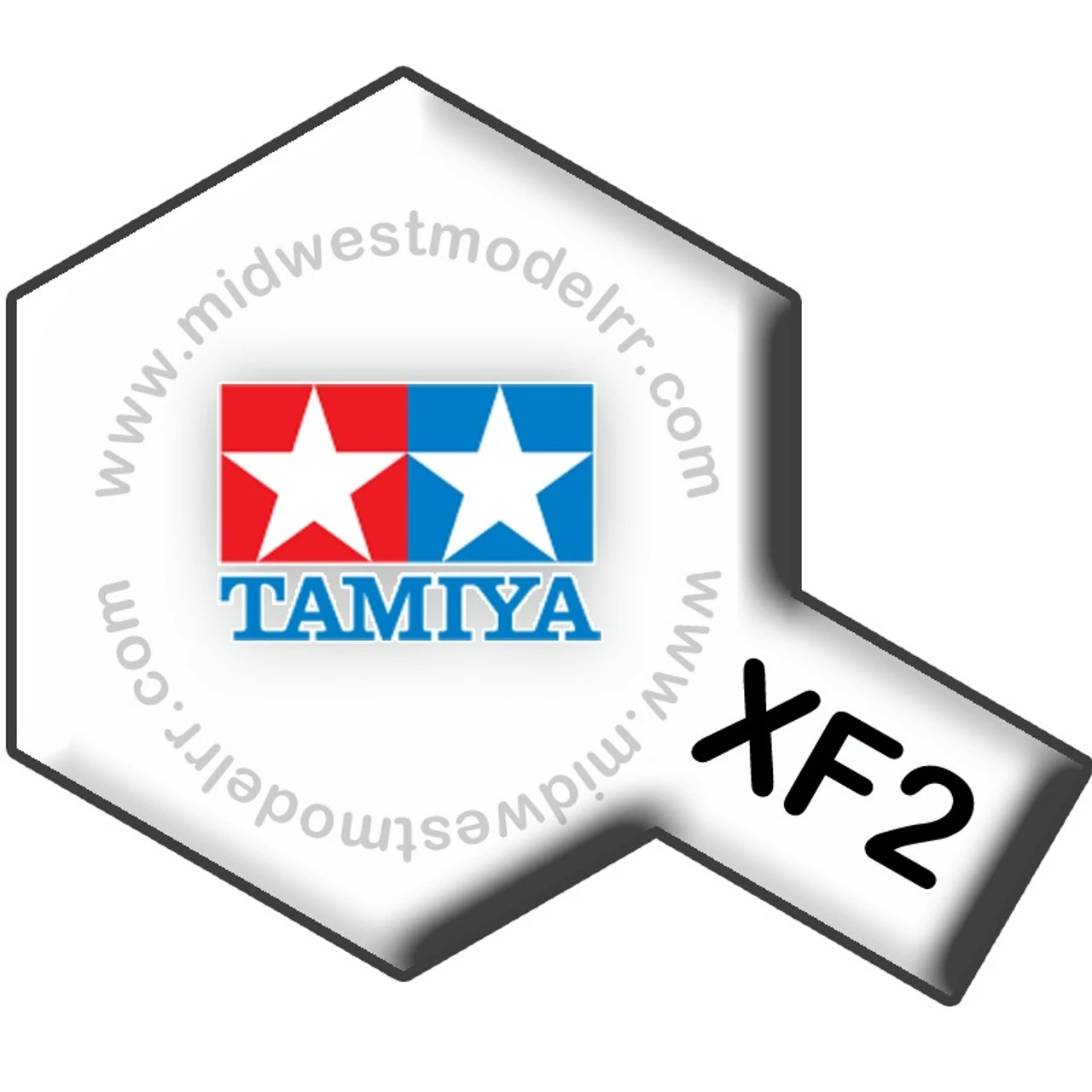 Tamiya 81302 - XF2 Flat White Acrylic Paint - 23ml Bottle 3 Tamiya 81302 - XF2 Flat White Acrylic Paint - 23ml Bottle
