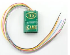 Train Control Systems (TCS) 1485 - KAM4 Decoder (4 Functions) - HO Scale