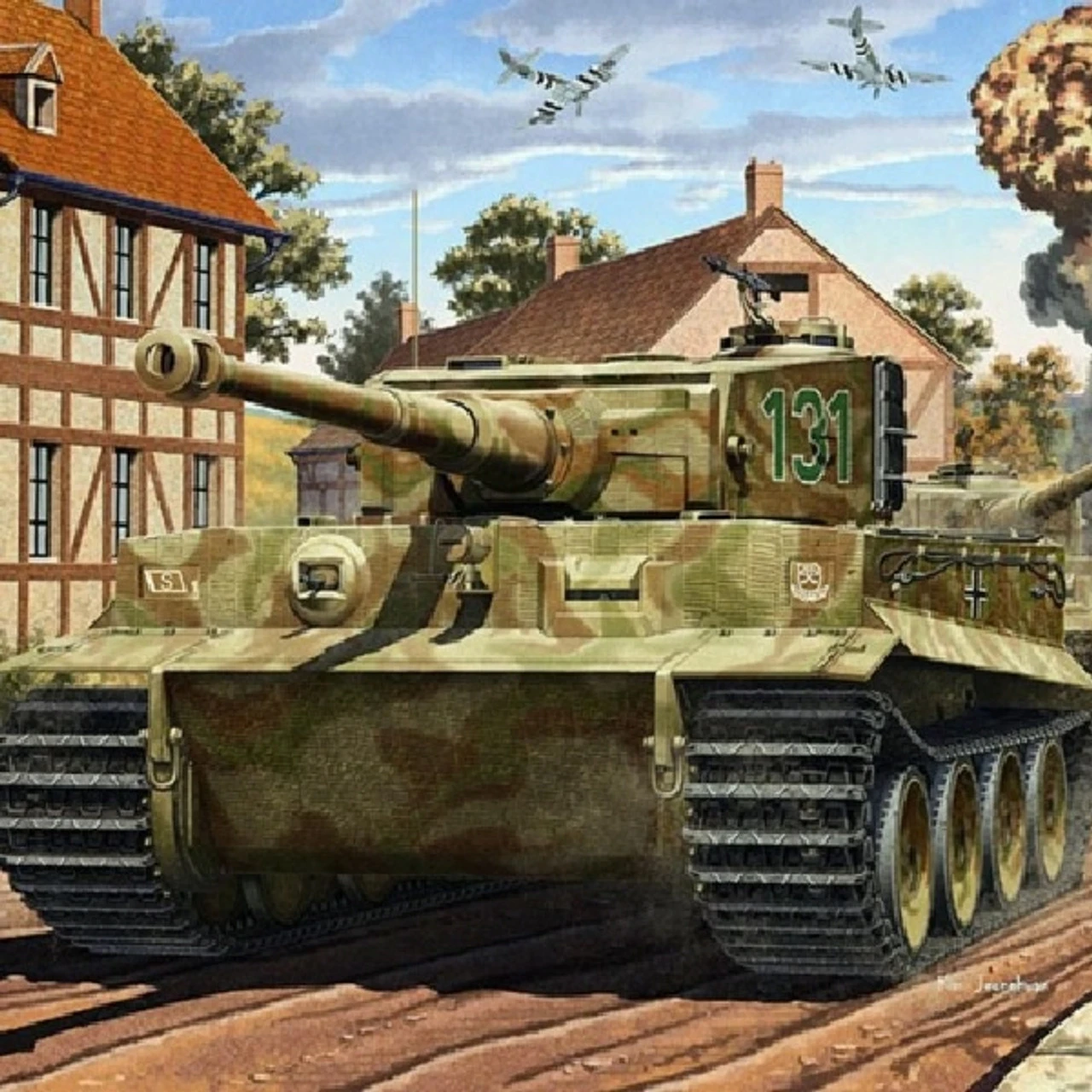 Academy 13287 - TIGER-I MID VERSION ANNIV 70 NORMANDY Germany - 1:35 Scale Kit 3 Academy 13287 - TIGER-I MID VERSION ANNIV 70 NORMANDY Germany - 1:35 Scale Kit
