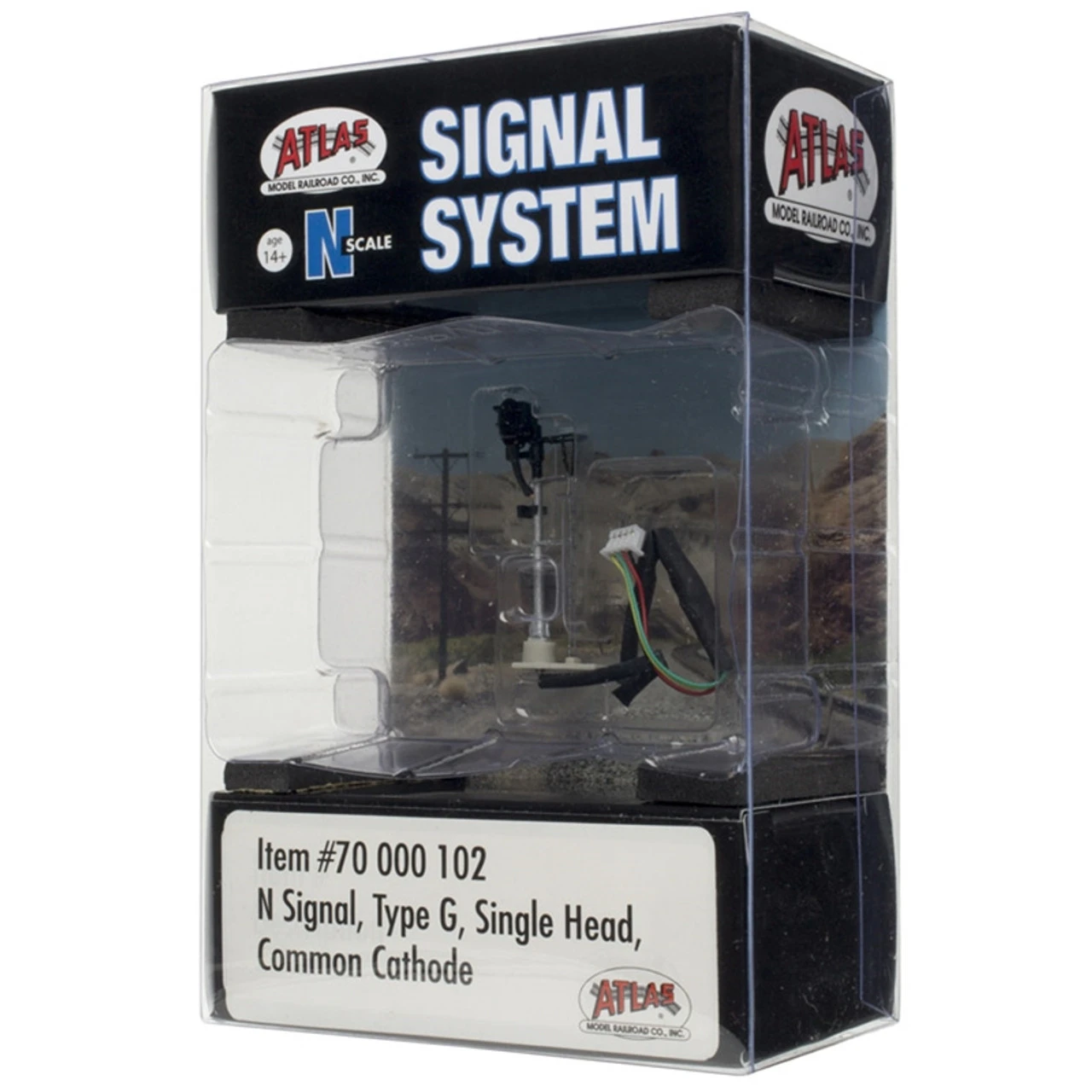 Atlas 70 000 102 - Single Head {Type G} Y Pattern Signal - N Scale 3 Atlas 70 000 102 - Single Head {Type G} Y Pattern Signal - N Scale