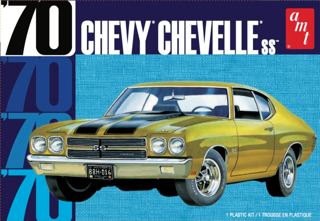 AMT 1143 - 1970 Chevy Chevelle SS - 1:25 Scale Kit 3 AMT 1143 - 1970 Chevy Chevelle SS - 1:25 Scale Kit