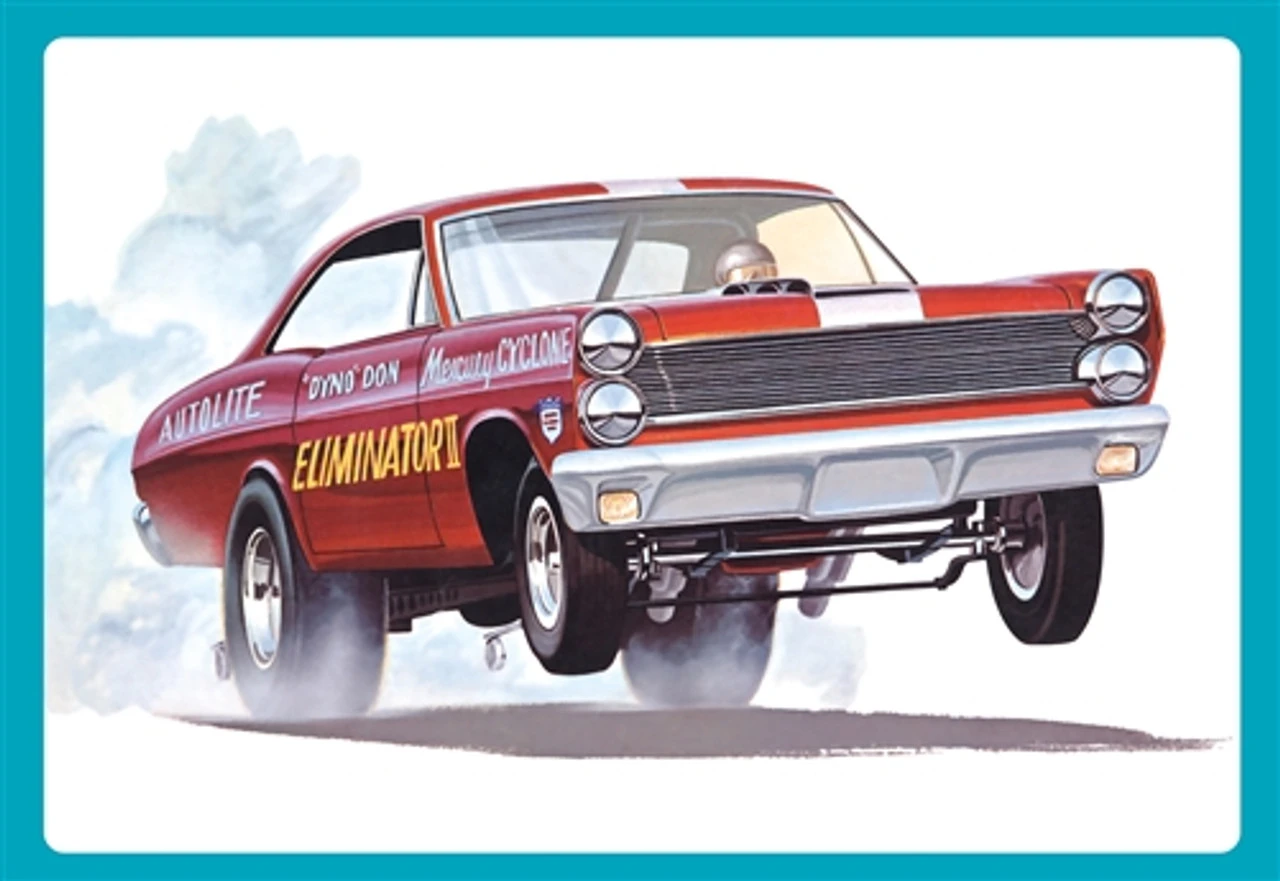 AMT 1151 - 1967 Mercury Cyclone Eliminator II (Dyno Don Nicholson) - 1:25 Scale Kit 3 AMT 1151 - 1967 Mercury Cyclone Eliminator II (Dyno Don Nicholson) - 1:25 Scale Kit