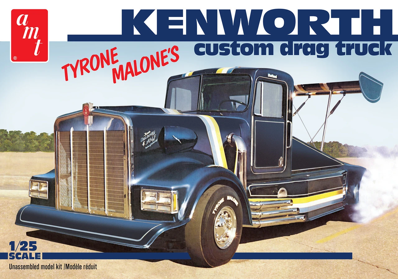 AMT 1157 - Kenworth Custom Drag Truck (Tyrone Malone) - 1:25 Scale Kit 3 AMT 1157 - Kenworth Custom Drag Truck (Tyrone Malone) - 1:25 Scale Kit