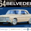 AMT 1188 - 1964 Plymouth Belvedere (W-Slant 6 Engine) - 1:25 Scale Kit -Vallejo Sales Store amt1188 68243.1683432789