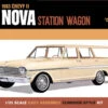 AMT 1202 - 1963 Chevy II Nova Station Wagon "Craftsman Plus Series" - 1:25 Scale Kit -Vallejo Sales Store amt1202 11019.1683432809