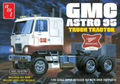 AMT 1230 - GMC Astro 95 Semi Tractor (Miller Beer) - 1:25 Scale Kit