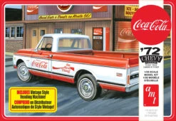 AMT 1231 - 1972 Chevy Pickup W/ Vending Machine & Crates (Coca Cola) - 1:25 Scale Kit