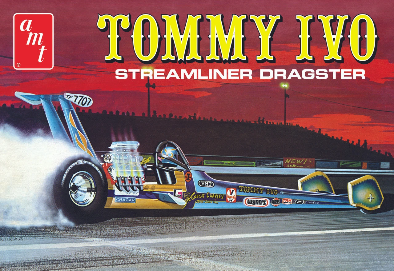 AMT 1254 - Tommy IVO Streamliner Dragster - 1:25 Scale Kit 3 AMT 1254 - Tommy IVO Streamliner Dragster - 1:25 Scale Kit