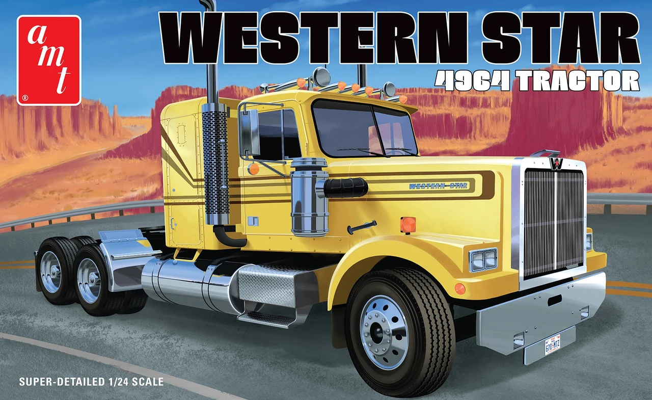 AMT 1300 - Western Star 4964 Tractor - 1:24 Scale Kit 3 AMT 1300 - Western Star 4964 Tractor - 1:24 Scale Kit