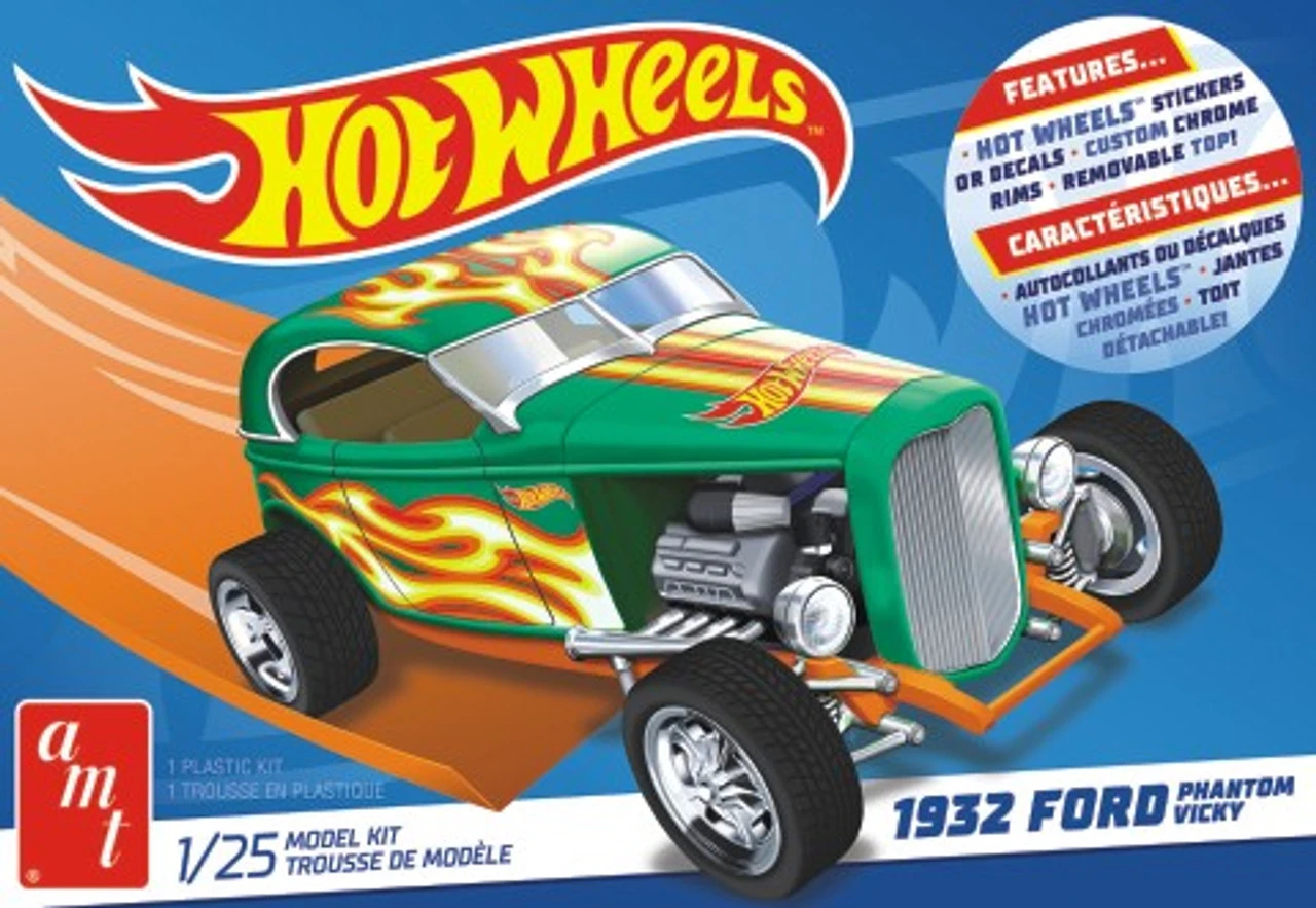 AMT 1313 - Hot Wheels 1932 Ford Phantom Vicky Car - 1:25 Scale Kit 3 AMT 1313 - Hot Wheels 1932 Ford Phantom Vicky Car - 1:25 Scale Kit