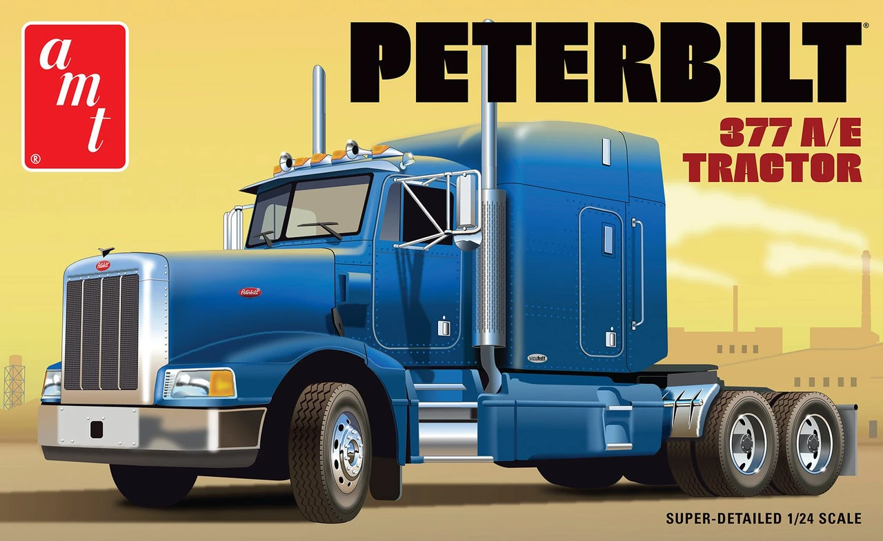 AMT 1337 - Classic Peterbilt 377 A/E Tractor - 1:24 Scale Kit 3 AMT 1337 - Classic Peterbilt 377 A/E Tractor - 1:24 Scale Kit