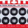 AMT PP023 - Big Rig Truck Tire Parts Pack - 1:25 Scale Kit -Vallejo Sales Store amtpp023 06110.1683432667