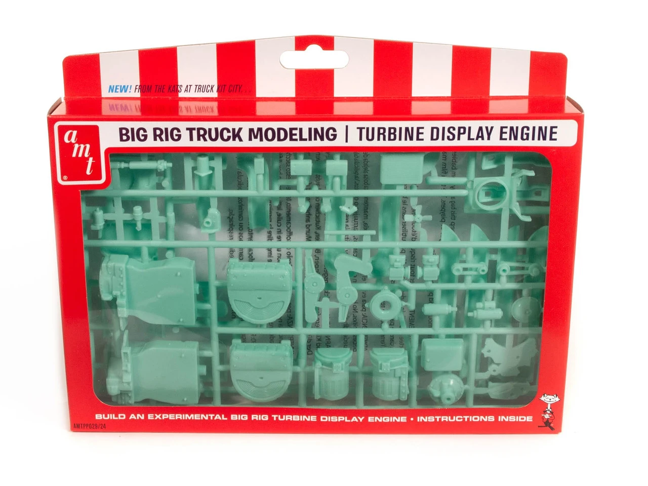 AMT PP029 - Big Rig Turbine Engine Parts Pack - 1:25 Scale Kit 3 AMT PP029 - Big Rig Turbine Engine Parts Pack - 1:25 Scale Kit