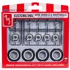 AMT PP033 - KH Wire Wheels & Tire Parts Pack - 1:25 Scale Kit