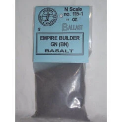 Arizona Rock And Mineral 1151 - Empire Builder Basalt Ballast - N Scale