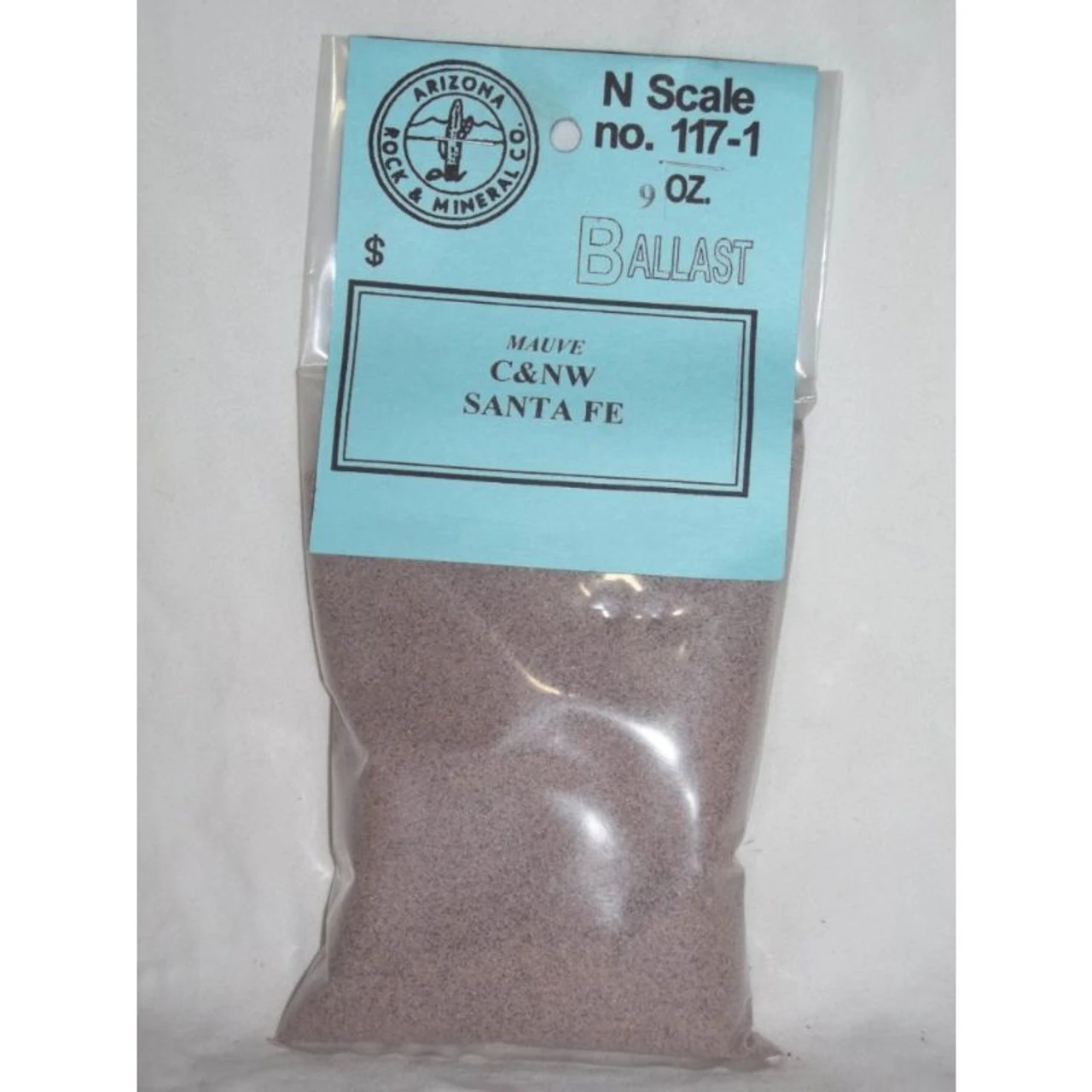 Arizona Rock And Mineral 1171 - Sante Fe Mauve Ballast - N Scale 3 Arizona Rock And Mineral 1171 - Sante Fe Mauve Ballast - N Scale