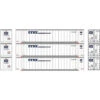 Athearn 17301 - 48' Container [3 Pack] Itel (ITLU) - N Scale -Vallejo Sales Store ath17301 57649.1660344730