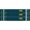 Athearn 17738 - 53' CIMC Container (3) CSX (CSXU) - N Scale -Vallejo Sales Store ath17738 26005.1666127096
