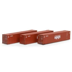 Athearn 17891 - 45' Container (3) HMM - N Scale