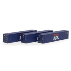 Athearn 17899 - 45' Container (3) APL - N Scale