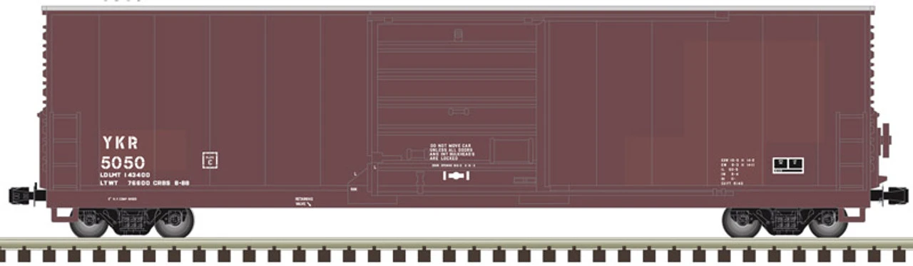 Atlas 50005245 - X72 Boxcar York Rail (YKR) 5050 - N Scale 3 Atlas 50005245 - X72 Boxcar York Rail (YKR) 5050 - N Scale