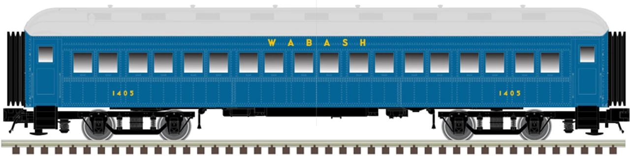 Atlas 50006252 - 60' Passenger Car Wabash (WAB) 1405 - N Scale 3 Atlas 50006252 - 60' Passenger Car Wabash (WAB) 1405 - N Scale