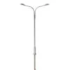 Atlas 70000152 - Double Arm Streetlight (Gray) {Cool White LED} 3-Pack - N Scale -Vallejo Sales Store atl70000151 98850.1656102877